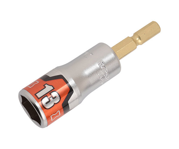 KTC インパクト用ショートソケットビット シャンク1/4インチ サイズ13mm 六角 (BZP63S-13)(4989433174709) 京都機械工具