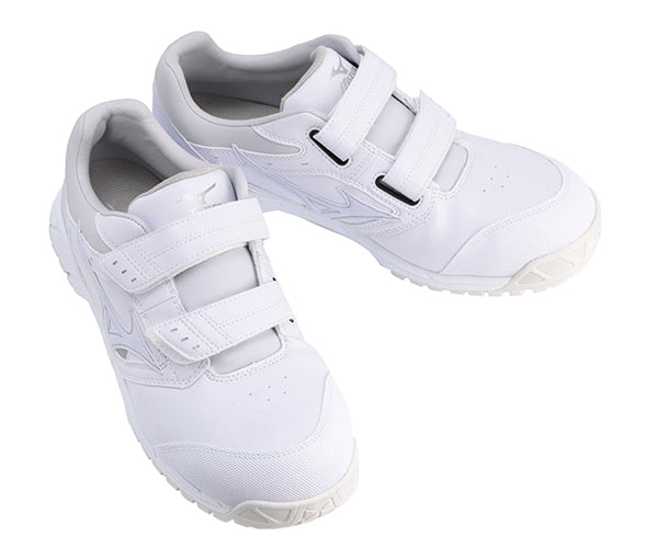 ミズノ 安全靴 C1GA171101 24.5cm ホワイト オールマイティCS ベルトタイプ MIZUNO おしゃれ かっこいい 作業靴 スニーカー