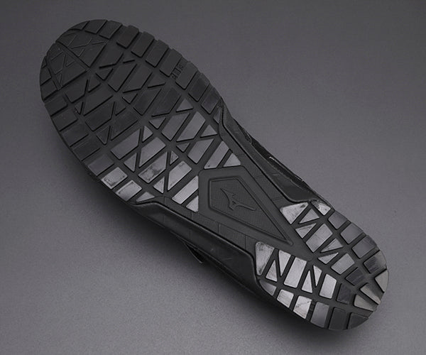 ミズノ 安全靴C1GA171109 25.0cm ブラック オールマイティCS ベルトタイプ MIZUNO おしゃれ かっこいい 作業靴 スニーカー