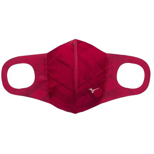 【限定特価】ミズノ シナジーデザインマウスカバー ユニセックス Mサイズ レッド C2JY1B01-62 マスク MIZUNO