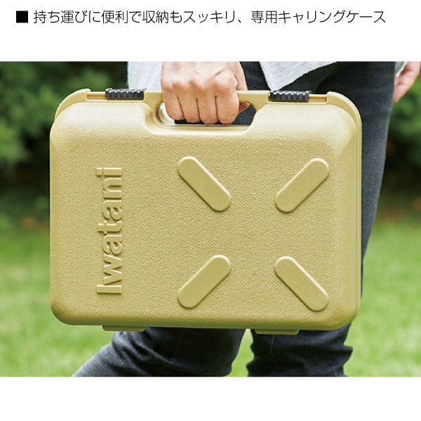 岩谷(イワタニ) カセットフー タフまるJr. オリーブ CB-ODX-JR Iwatani ガスコンロ カセットコンロ 緑 アウトドア