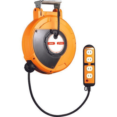 HATAYA(ハタヤ) コードマック2 単相100V 10m 接地付 四ツ口コンセント