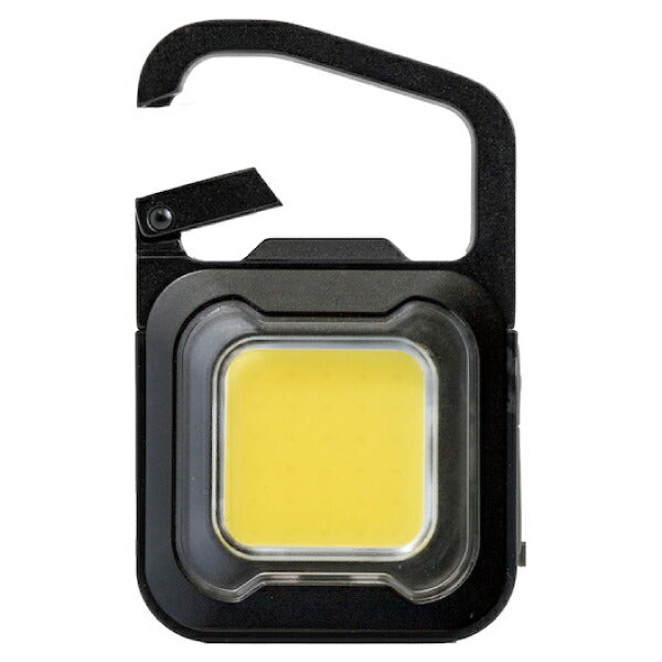 ムサシ 充電式スーパーフラッシュライト 6W ブラック COB-WL005BK 保護等級IP65 LEDライト 投光器 アウトドア 防災