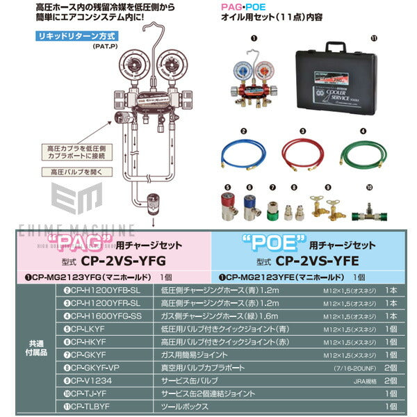 デンゲンの2バルブガスチャージセットの画像15