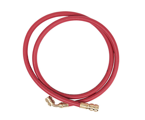 デンゲン 134aチャージングホース 赤 高圧用 1.2m 虫押しナシ 単品 (CP-H1200FR-SL) (4562396136757) DENGEN