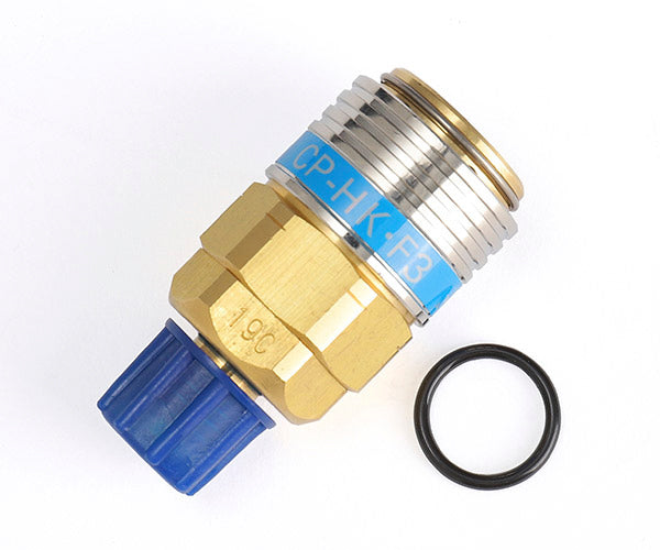デンゲン クイックジョイント 高圧用 標準タイプ ワンアクション CP-2VS・F/CP-3VS・F標準装備 (CP-HKF3) (4562396135248) DENGEN