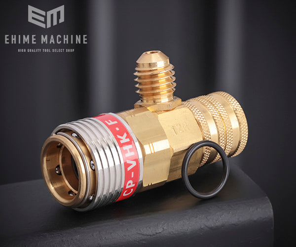 DENGEN バルブ式高圧用クイックカプラ(134a用) CP-VHKF