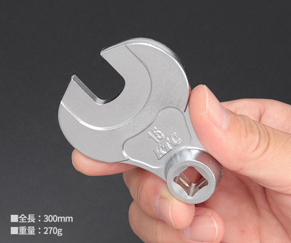 KTC サイクルツール ペダルレンチ クローフットタイプ 差込角9.5mm(9.5sq.)(3/8) (CP1-15)(4989433206226) 京都機械工具