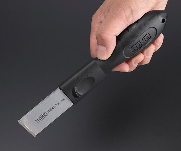 TONE 超硬スクレーパー 全長210mm 刃幅33mm (CSC-32)(4953488438925) トネ