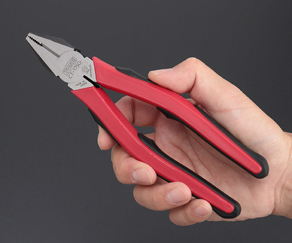 TONE ペンチ(マスターグリップタイプ) 190mm (CT-175G)(4953488209471) トネ