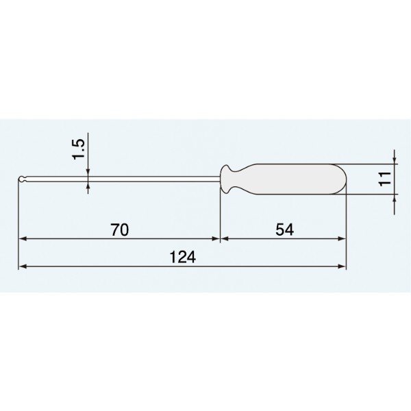 エンジニア ボールドライバー1.5mm (DB-15) (4989833013158) ENGINEER