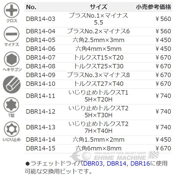 KTCラチェットドライバビットの画像2
