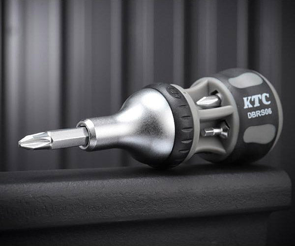 【ワケあり特価品】KTC DBRS06 -001-31008 ラチェットスタッビドライバー
