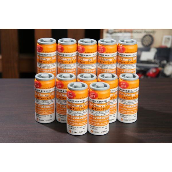 TRACERLINE ハイブリッド車用蛍光剤入りカーエアコン用オイル12本セット DC-3831-1201/P