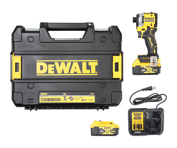デウォルト 18V XR ブラシレス・インパクトドライバーセット (ボックス・5.0Ahバッテリー2個・充電器付) DEWALT 日本正規品 (DCF850P2T-JP) (4536178691895)