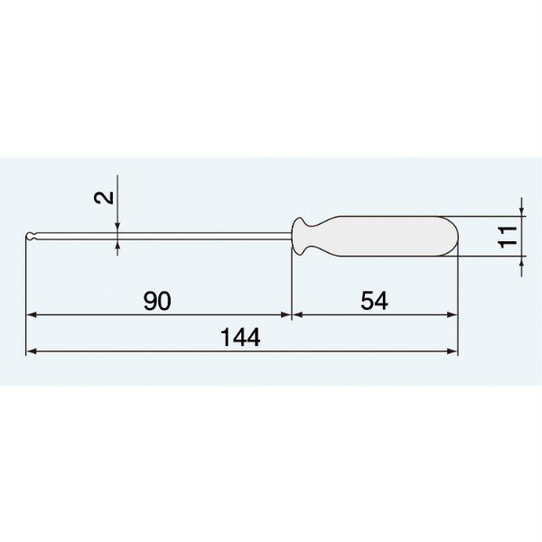 エンジニア 六角ドライバー 2.0mm (DH-20) (4989833015206) ENGINEER