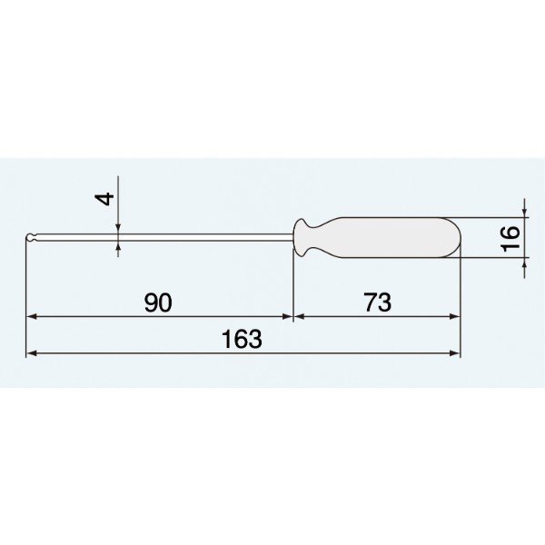 エンジニア 六角ドライバー 4.0mm (DH-40) (4989833015404) ENGINEER