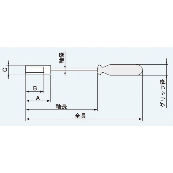 エンジニア ナットドライバー 8.0mm (DN-08) (4989833017088) ENGINEER
