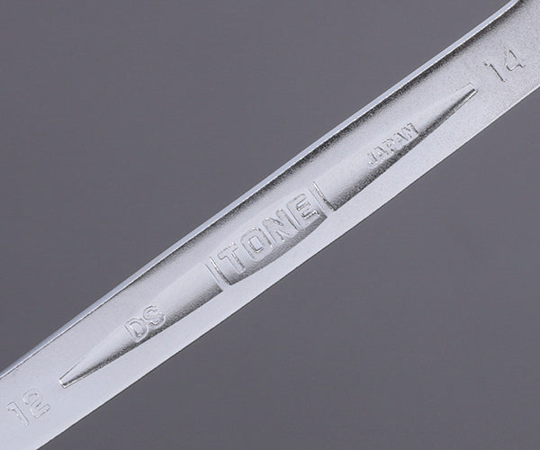 TONE 両口スパナセット 7本組 メッキ処理 1300g (DS700)(4953488297225) トネ