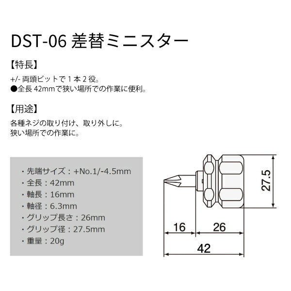 エンジニア 差替ミニスター +No.1/-4.5 (DST-06) (4989833015862) ENGINEER