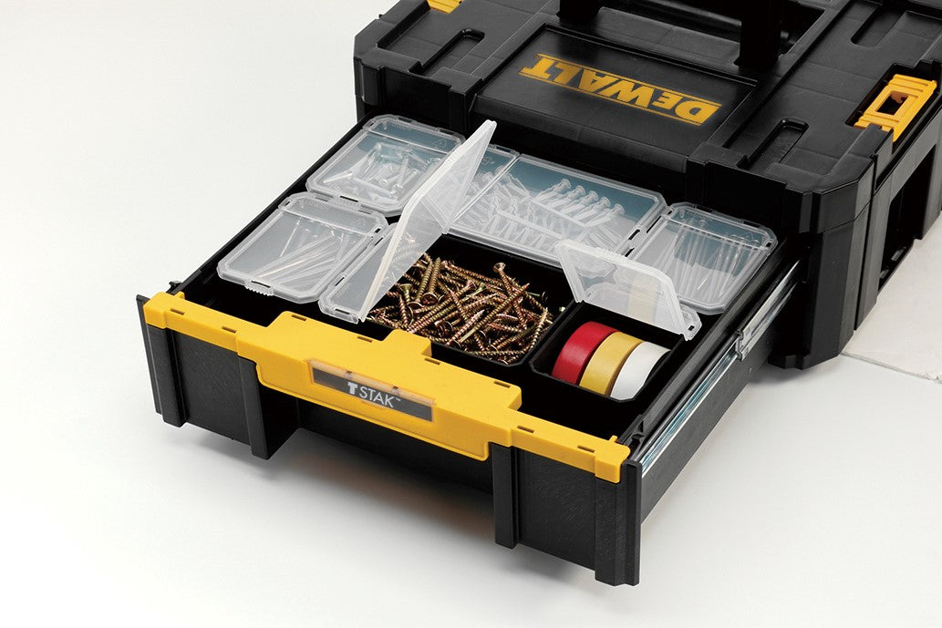 デウォルト ティースタック 1段引出しチェスト (DWST17803) TSTAKシリーズ連結可能 ビスケース DEWALT 国内正規品 (4536178497923)