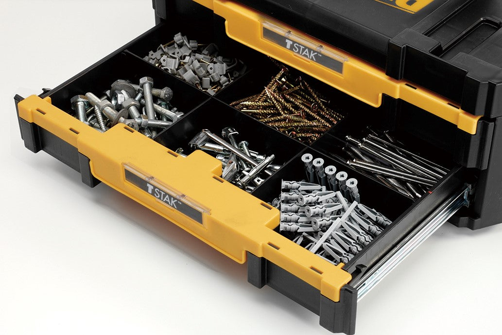 デウォルト ティースタック 1段引出しチェスト (DWST17803) TSTAKシリーズ連結可能 ビスケース DEWALT 国内正規品 (4536178497923)