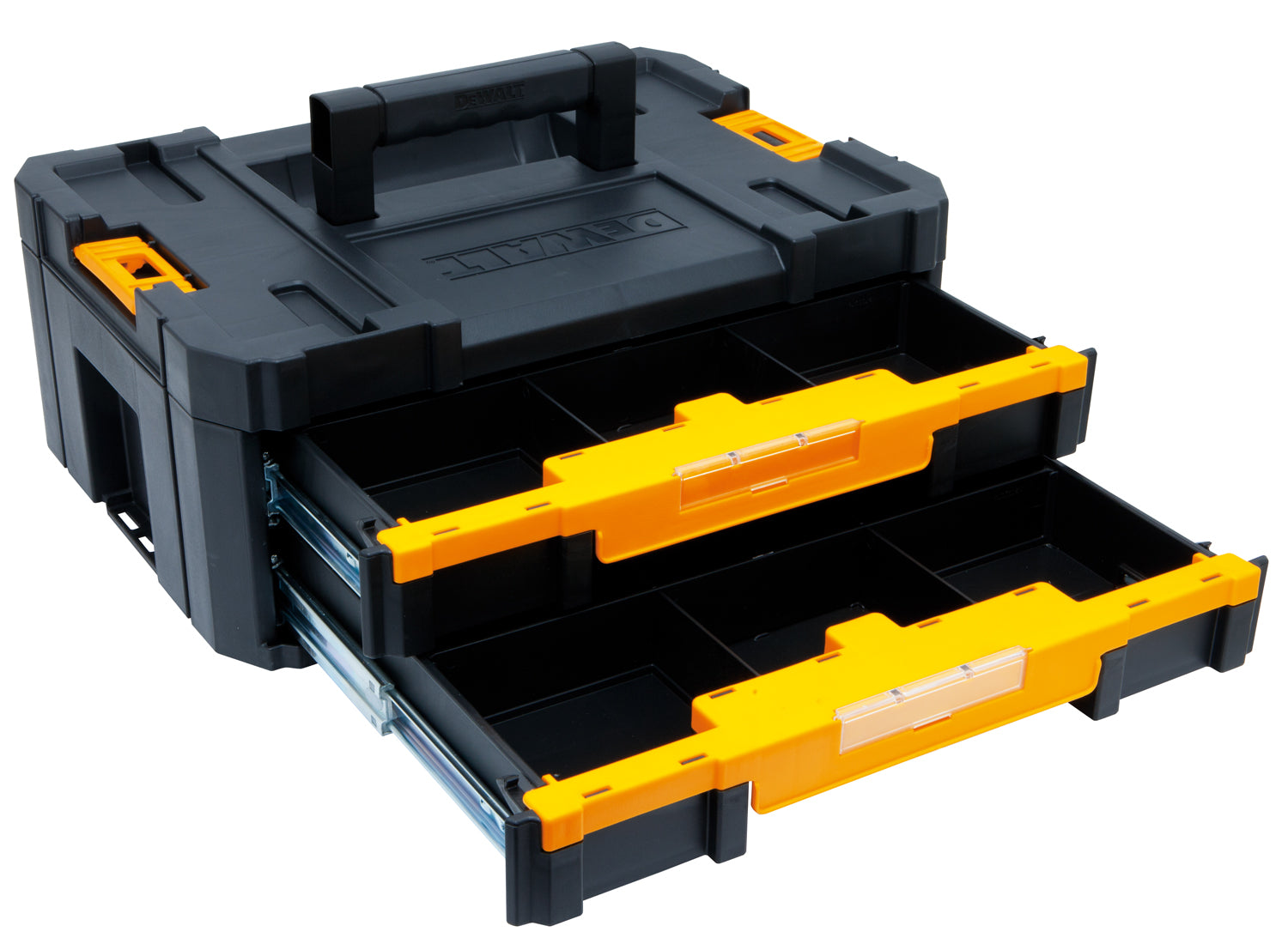 デウォルト ティースタック 2段引出しチェスト (DWST17804) TSTAKシリーズ連結可能 工具入れ DEWALT 国内正規品 (4536178497930)