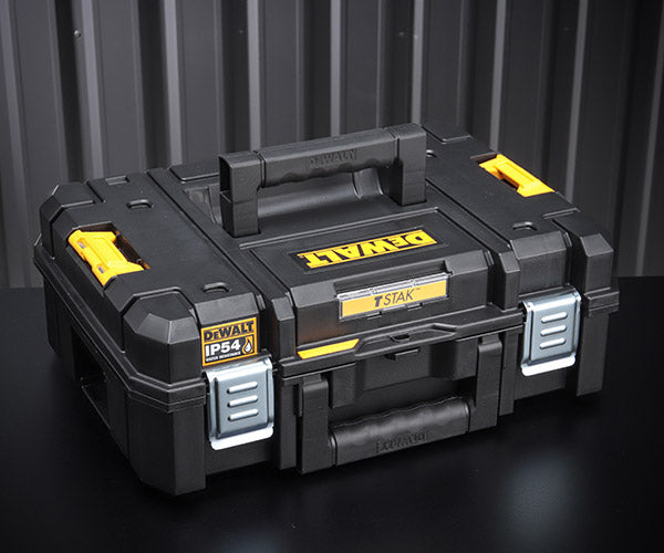 デウォルト ティースタック2.0 スモールBOX (DWST83345-1) TSTAKシリーズに連結可能 電動工具入れ DEWALT 日本正規品 (4536178894197)