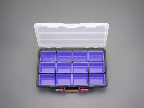 エスコ 447x293x 85mm パーツケース(トレー付) EA508MD-42 ESCO
