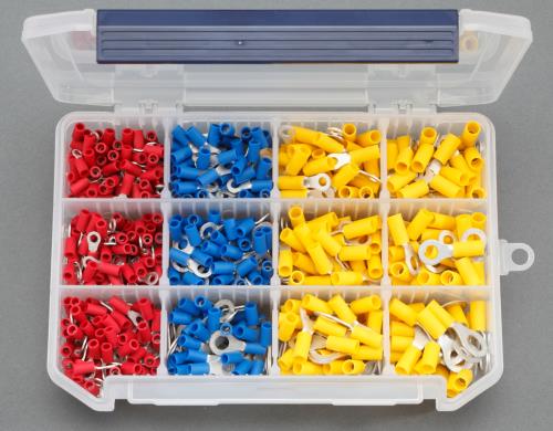 エスコ 絶縁圧着端子セット EA538LG-12 ESCO