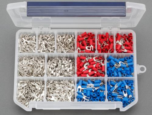 エスコ 裸・絶縁圧着端子セット EA538LG-21 ESCO