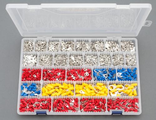 エスコ 裸・絶縁圧着端子セット EA538LG-22 ESCO