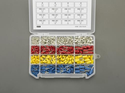 エスコ 棒状形圧着端子セット EA538LG-41 ESCO