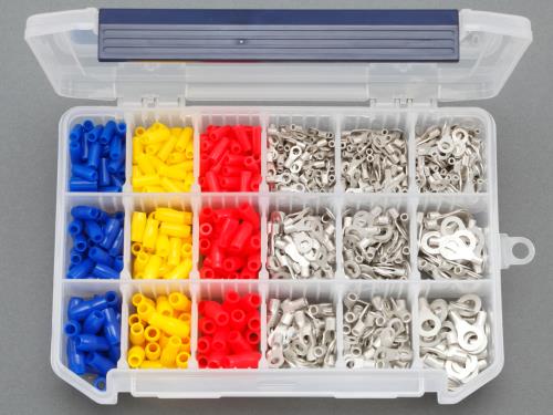 エスコ 裸圧着端子・絶縁キャップセット EA538LG-6 ESCO