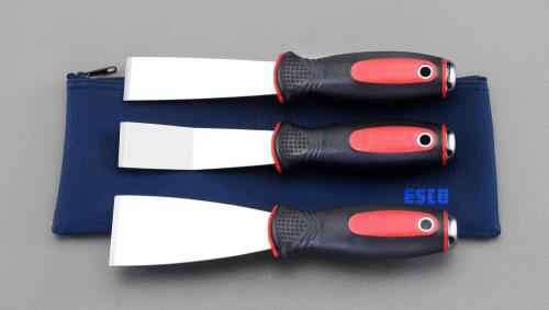 エスコ 3本組 チゼルスクレーパーセット(ステンレス製) EA579AK-100 ESCO