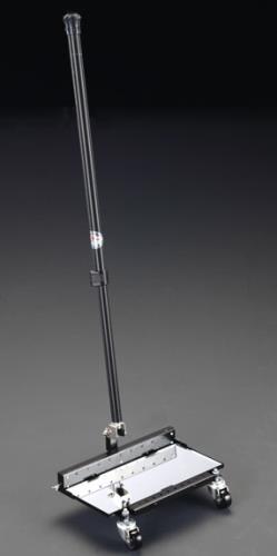 エスコ 140x290mm 大型点検ミラー(LEDライト・キャスター付) EA724BB-21 ESCO