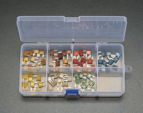 エスコ 自動車用平型ヒューズセット EA758ZR ESCO