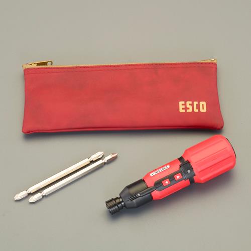 エスコ DC3.7V ハンドドライバー・ビットセット(充電式/超軽量 EA813SD-1S ESCO