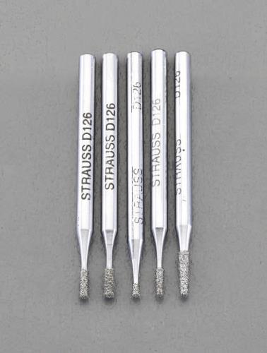 エスコ 5本組 ダイヤモンドバー(3mm軸) EA819SY-37 ESCO