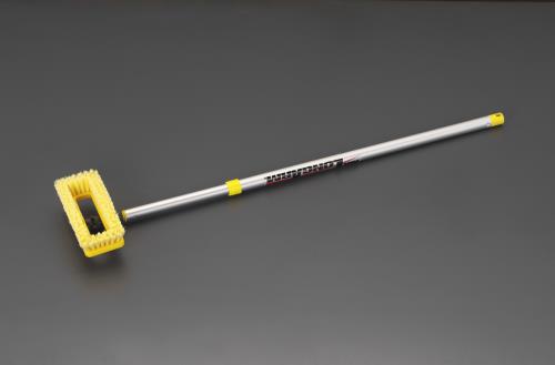 エスコ 洗浄ブラシ(伸縮型アルミハンドル付) EA928AK-135A ESCO