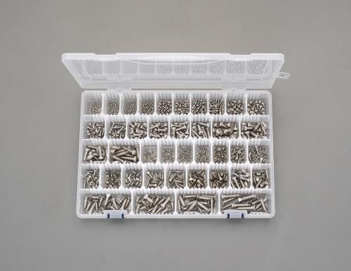 エスコ 2- 6mm 鍋・皿頭 タッピングビスセット(ステンレス製) EA949AL-3 ESCO