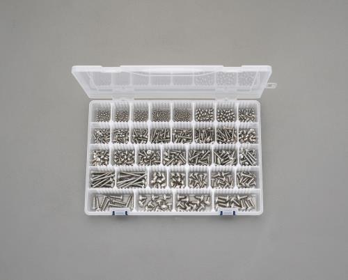 エスコ 2-6mm トラス頭タッピングビスセット(ステンレス製) EA949AL-31 ESCO