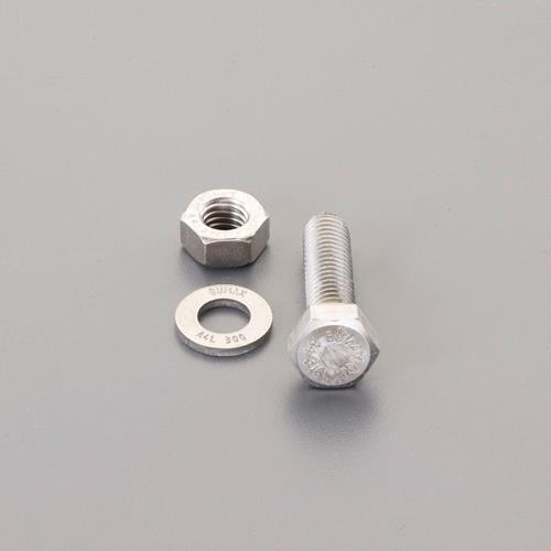 エスコ M 8x 30mm強力六角ボルト(SUS/ナットワッシャ付全ネジ EA949DX-804 ESCO