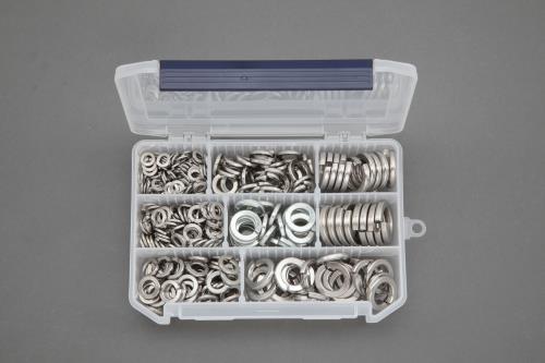 エスコ M6-M20 スプリングワッシャーセット(ステンレス製) EA949LY-18 ESCO