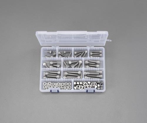 エスコ M6・M8 六角穴付ボルト・ナットセット(緩ミ止メ) EA949MH-1 ESCO