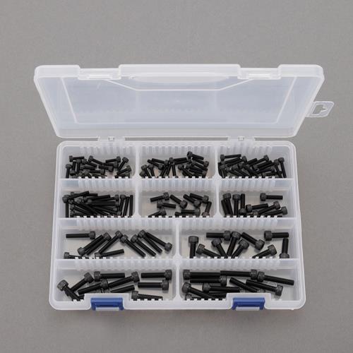 エスコ M3・M4・M5 六角穴付ボルトセット(ステンレス/黒) EA949MK-29 ESCO