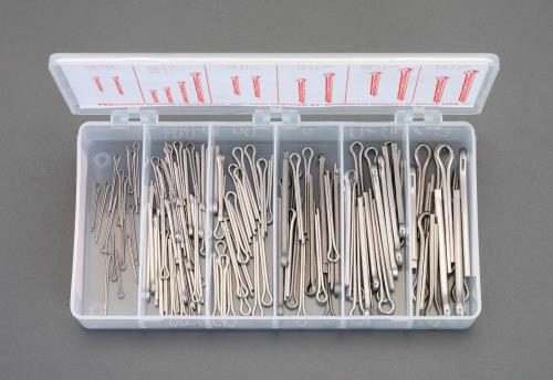 エスコ 1/16-3/16 割リピンセット(ステンレス製) EA949R-6 ESCO