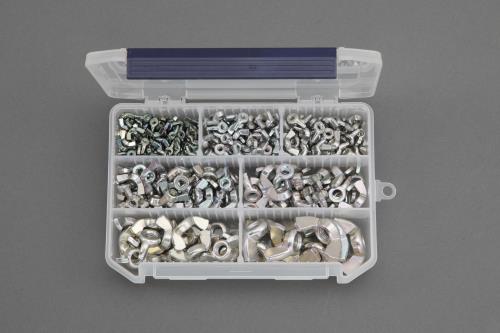 エスコ M3-M12 蝶ナットセット(三価クロメート) EA949SD-20 ESCO