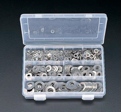 エスコ M3-M12 平ワッシャーセット(ステンレス製) EA949SE ESCO