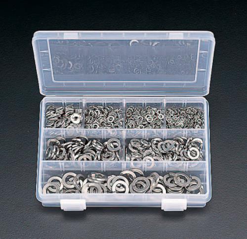 エスコ M3-M12 スプリングワッシャーセット(ステンレス) EA949SF ESCO